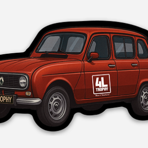 Magnet 4L Trophy – Modèle 4L