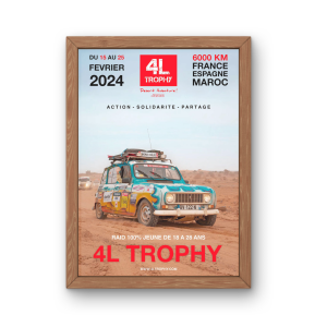 Affiche officielle 4L Trophy 2024