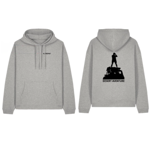 Sweat à capuche gris
